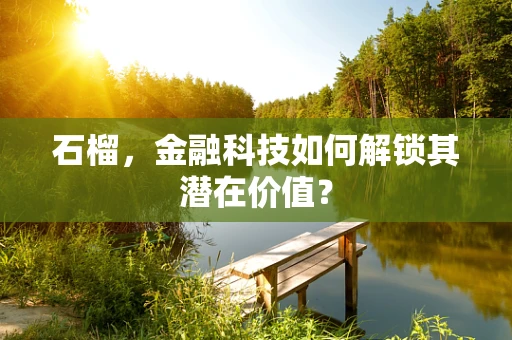 石榴，金融科技如何解锁其潜在价值？