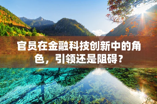 官员在金融科技创新中的角色，引领还是阻碍？