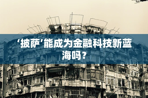 ‘披萨’能成为金融科技新蓝海吗？