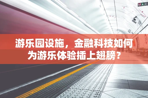 游乐园设施，金融科技如何为游乐体验插上翅膀？