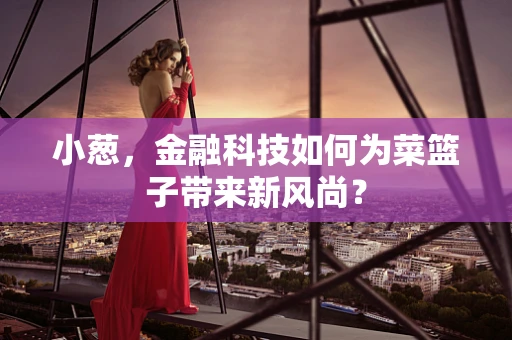 小葱，金融科技如何为菜篮子带来新风尚？