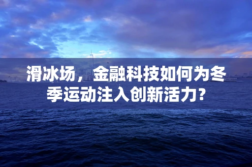 滑冰场，金融科技如何为冬季运动注入创新活力？