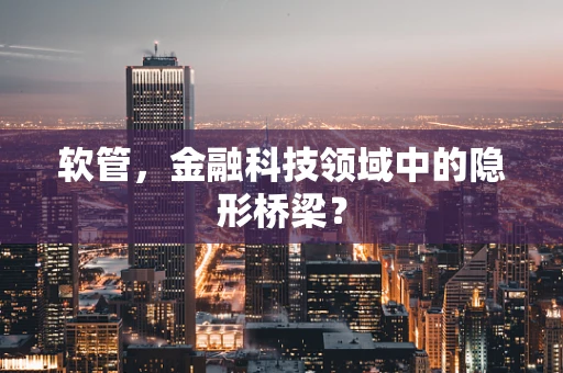 软管，金融科技领域中的隐形桥梁？