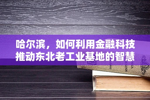 哈尔滨，如何利用金融科技推动东北老工业基地的智慧转型？