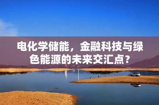 电化学储能，金融科技与绿色能源的未来交汇点？