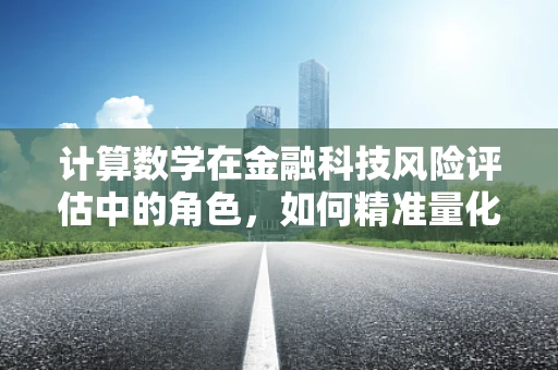计算数学在金融科技风险评估中的角色，如何精准量化风险？