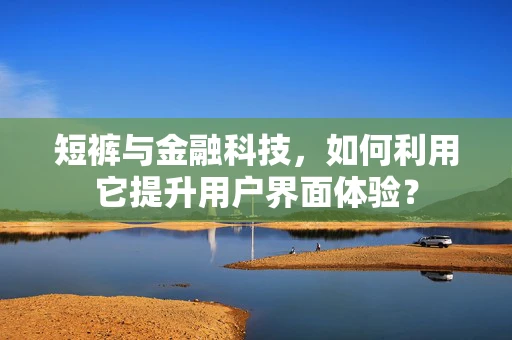 短裤与金融科技，如何利用它提升用户界面体验？