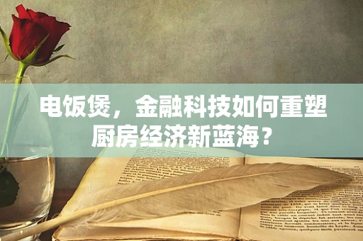电饭煲，金融科技如何重塑厨房经济新蓝海？
