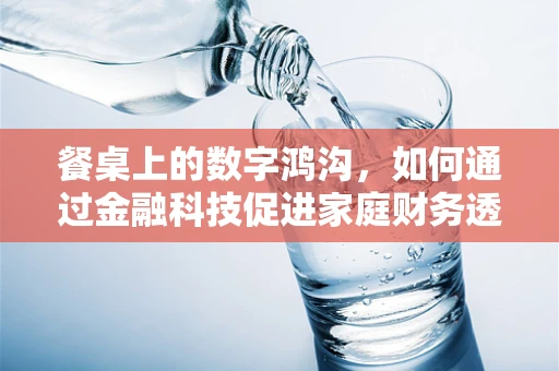餐桌上的数字鸿沟，如何通过金融科技促进家庭财务透明与共融？