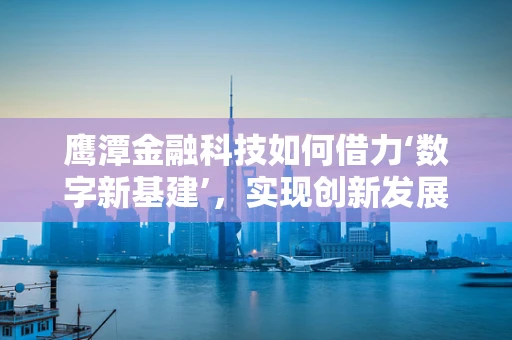 鹰潭金融科技如何借力‘数字新基建’，实现创新发展？