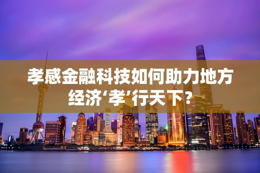 孝感金融科技如何助力地方经济‘孝’行天下？