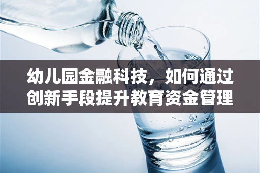 幼儿园金融科技，如何通过创新手段提升教育资金管理效率？