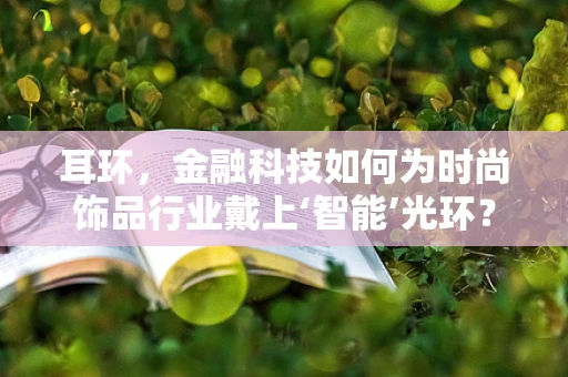 耳环，金融科技如何为时尚饰品行业戴上‘智能’光环？