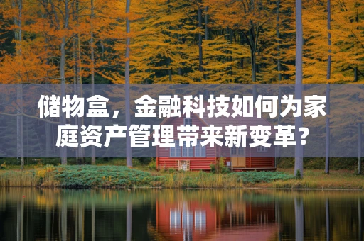储物盒，金融科技如何为家庭资产管理带来新变革？