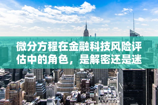 微分方程在金融科技风险评估中的角色，是解密还是迷雾？