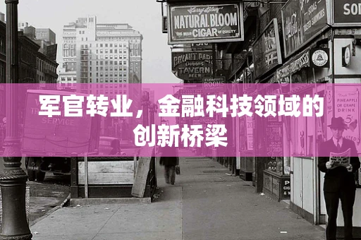 军官转业，金融科技领域的创新桥梁