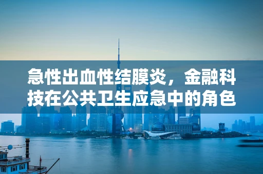 急性出血性结膜炎，金融科技在公共卫生应急中的角色与挑战