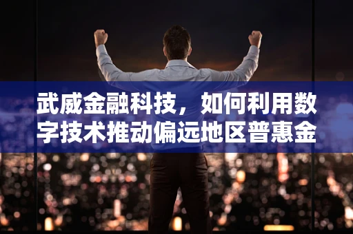 武威金融科技，如何利用数字技术推动偏远地区普惠金融发展？