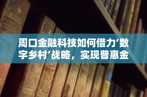 周口金融科技如何借力‘数字乡村’战略，实现普惠金融新突破？