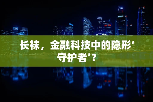 长袜，金融科技中的隐形‘守护者’？