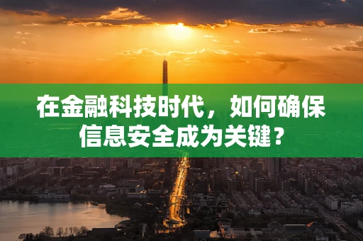 在金融科技时代，如何确保信息安全成为关键？