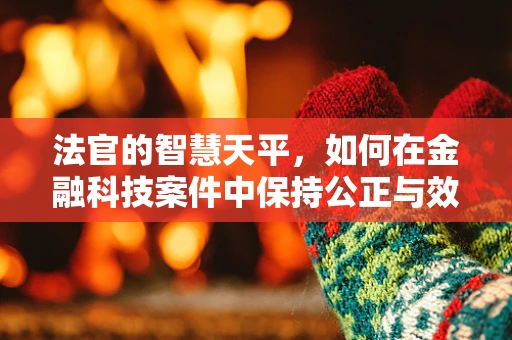 法官的智慧天平，如何在金融科技案件中保持公正与效率？