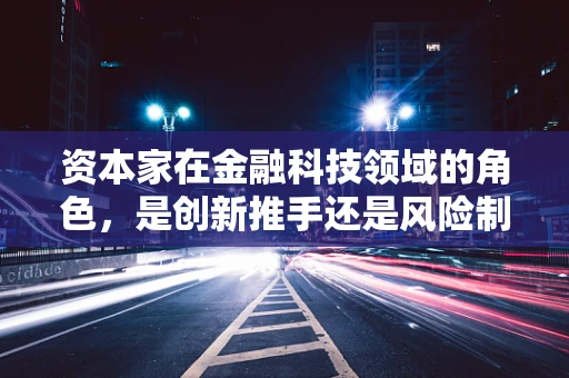 资本家在金融科技领域的角色，是创新推手还是风险制造者？