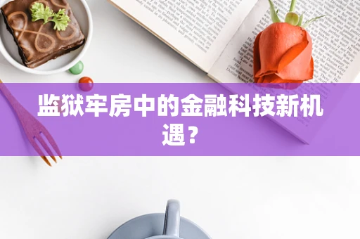 监狱牢房中的金融科技新机遇？