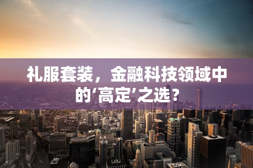 礼服套装，金融科技领域中的‘高定’之选？