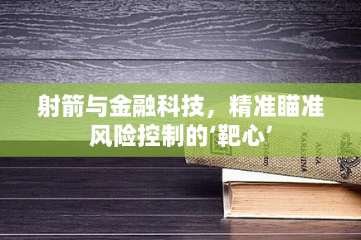射箭与金融科技，精准瞄准风险控制的‘靶心’