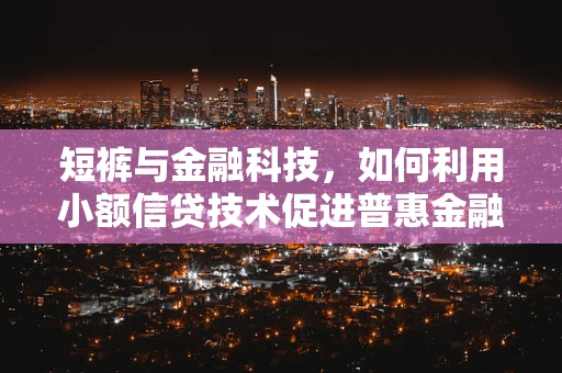 短裤与金融科技，如何利用小额信贷技术促进普惠金融的‘短裤革命’？