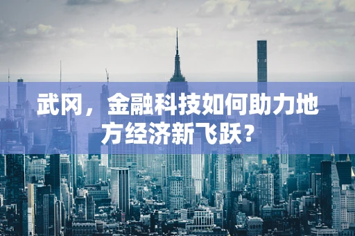 武冈，金融科技如何助力地方经济新飞跃？