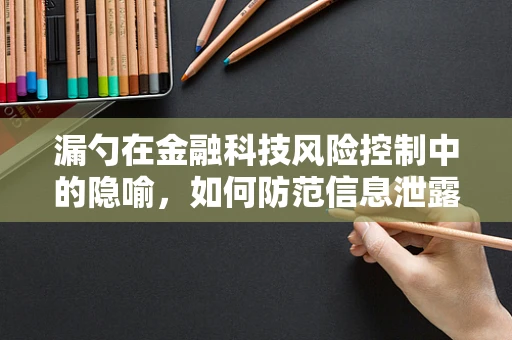 漏勺在金融科技风险控制中的隐喻，如何防范信息泄露的‘漏网之鱼’？
