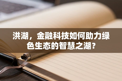 洪湖，金融科技如何助力绿色生态的智慧之湖？
