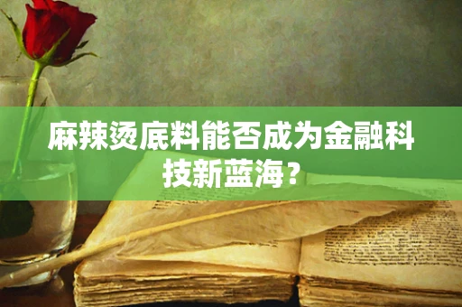 麻辣烫底料能否成为金融科技新蓝海？