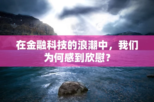 在金融科技的浪潮中，我们为何感到欣慰？