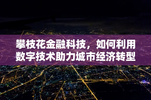 攀枝花金融科技，如何利用数字技术助力城市经济转型？
