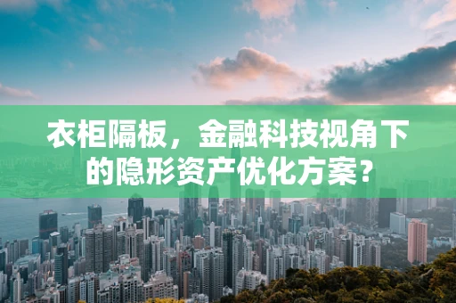 衣柜隔板，金融科技视角下的隐形资产优化方案？