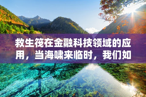 救生筏在金融科技领域的应用，当海啸来临时，我们如何安全避险？