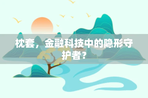 枕套，金融科技中的隐形守护者？