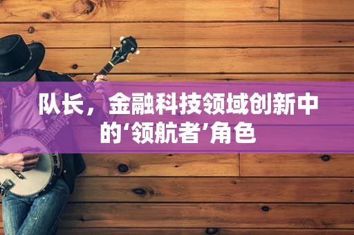 队长，金融科技领域创新中的‘领航者’角色