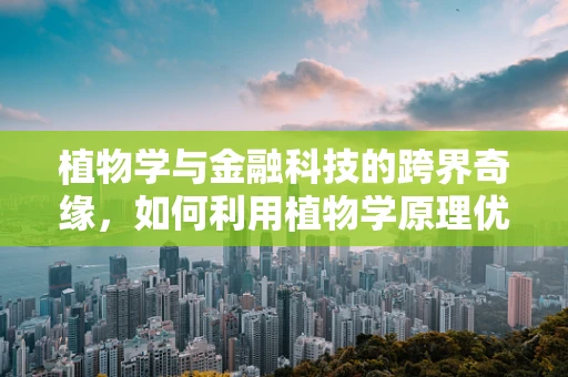 植物学与金融科技的跨界奇缘，如何利用植物学原理优化信贷风险评估？