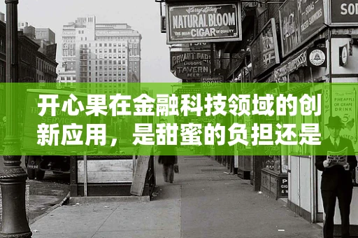 开心果在金融科技领域的创新应用，是甜蜜的负担还是创新的催化剂？