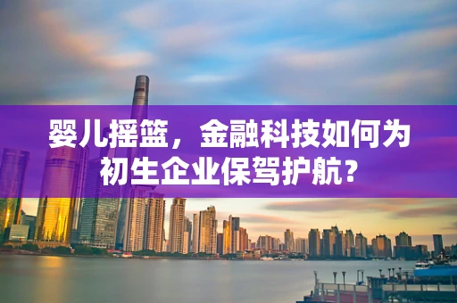 婴儿摇篮，金融科技如何为初生企业保驾护航？