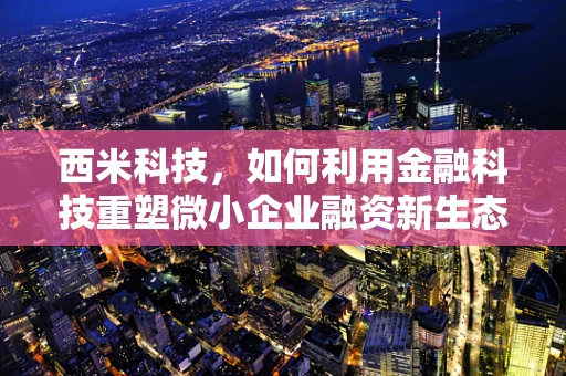 西米科技，如何利用金融科技重塑微小企业融资新生态？