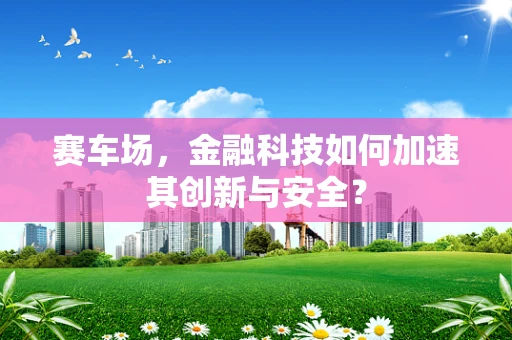 赛车场，金融科技如何加速其创新与安全？