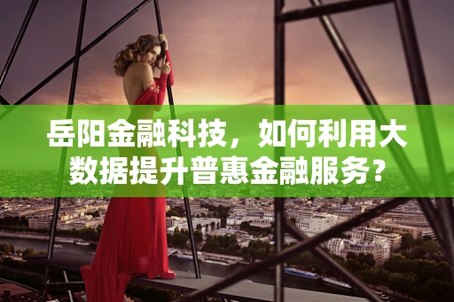 岳阳金融科技，如何利用大数据提升普惠金融服务？