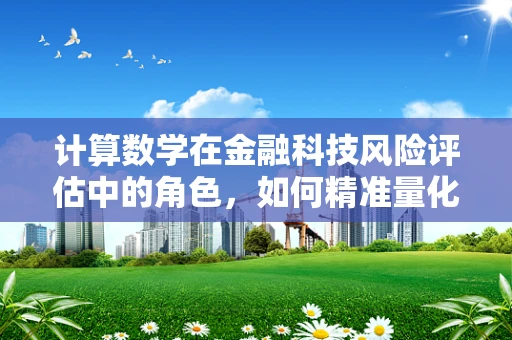 计算数学在金融科技风险评估中的角色，如何精准量化风险？