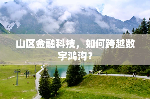 山区金融科技，如何跨越数字鸿沟？