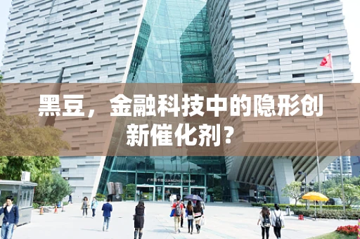 黑豆，金融科技中的隐形创新催化剂？